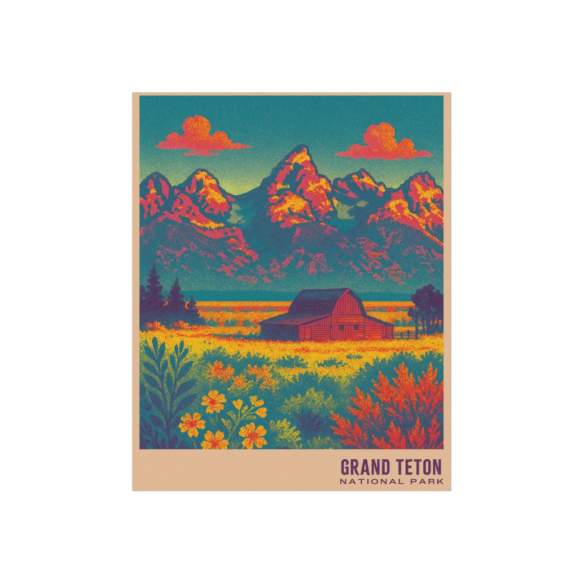 Grand Teton National Park Poster : VINTAGEGRAPH Collection