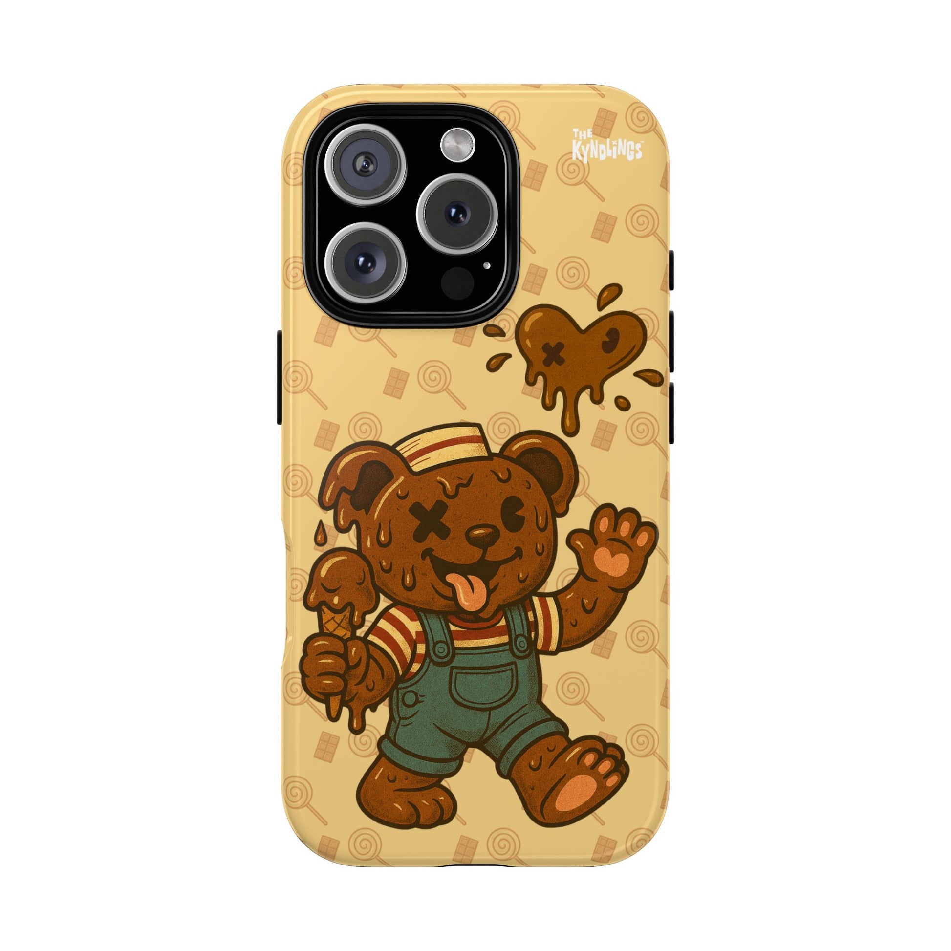 ChocoBear Phone Case - Melting Chocolate Bear Design for iPhone, Samsung Galaxy, and Google Pixel
