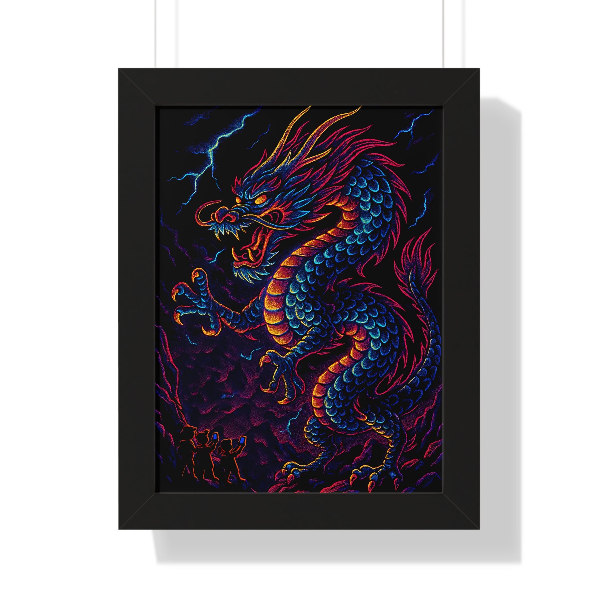 Bold Dragon Framed Poster
