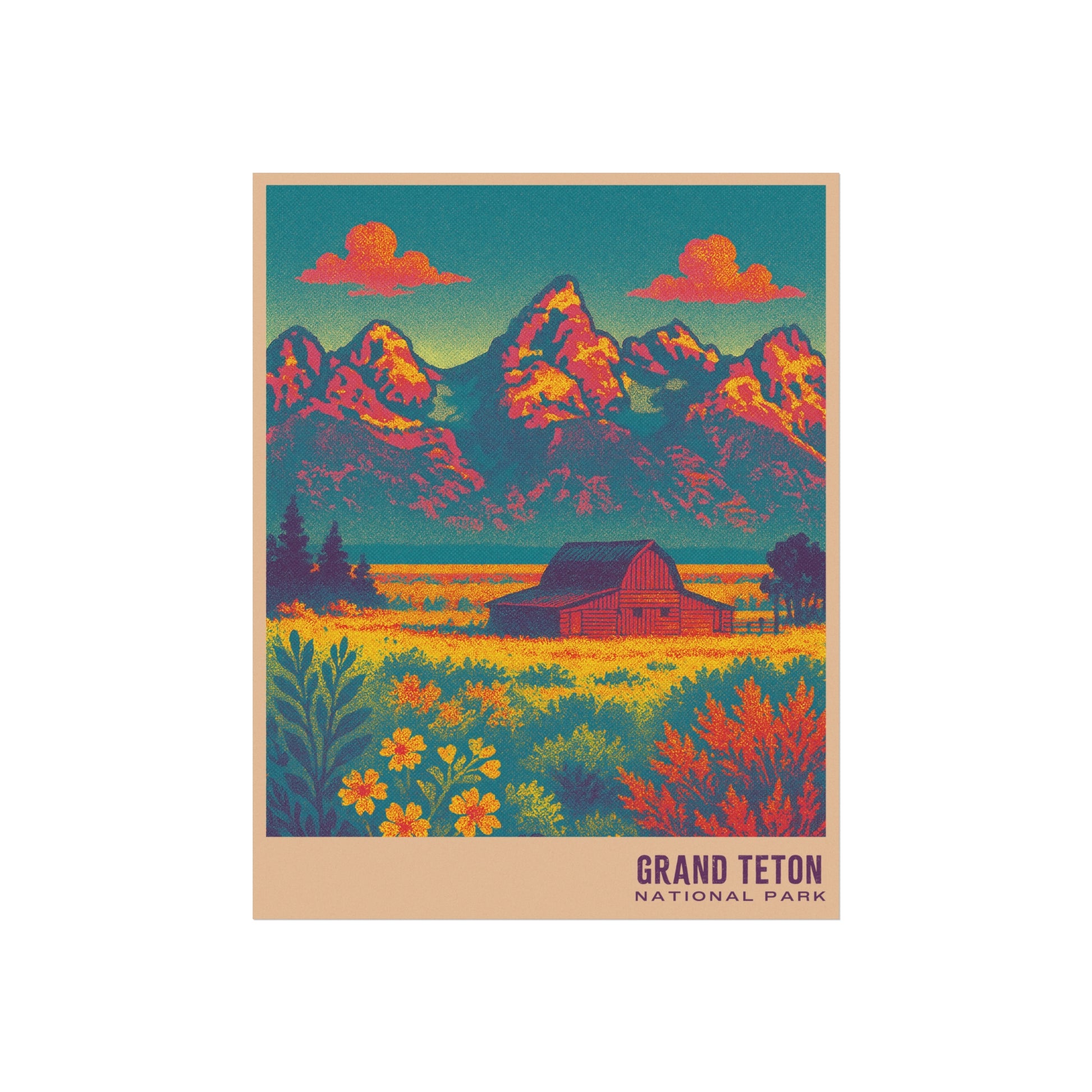 Grand Teton National Park Poster : VINTAGEGRAPH Collection