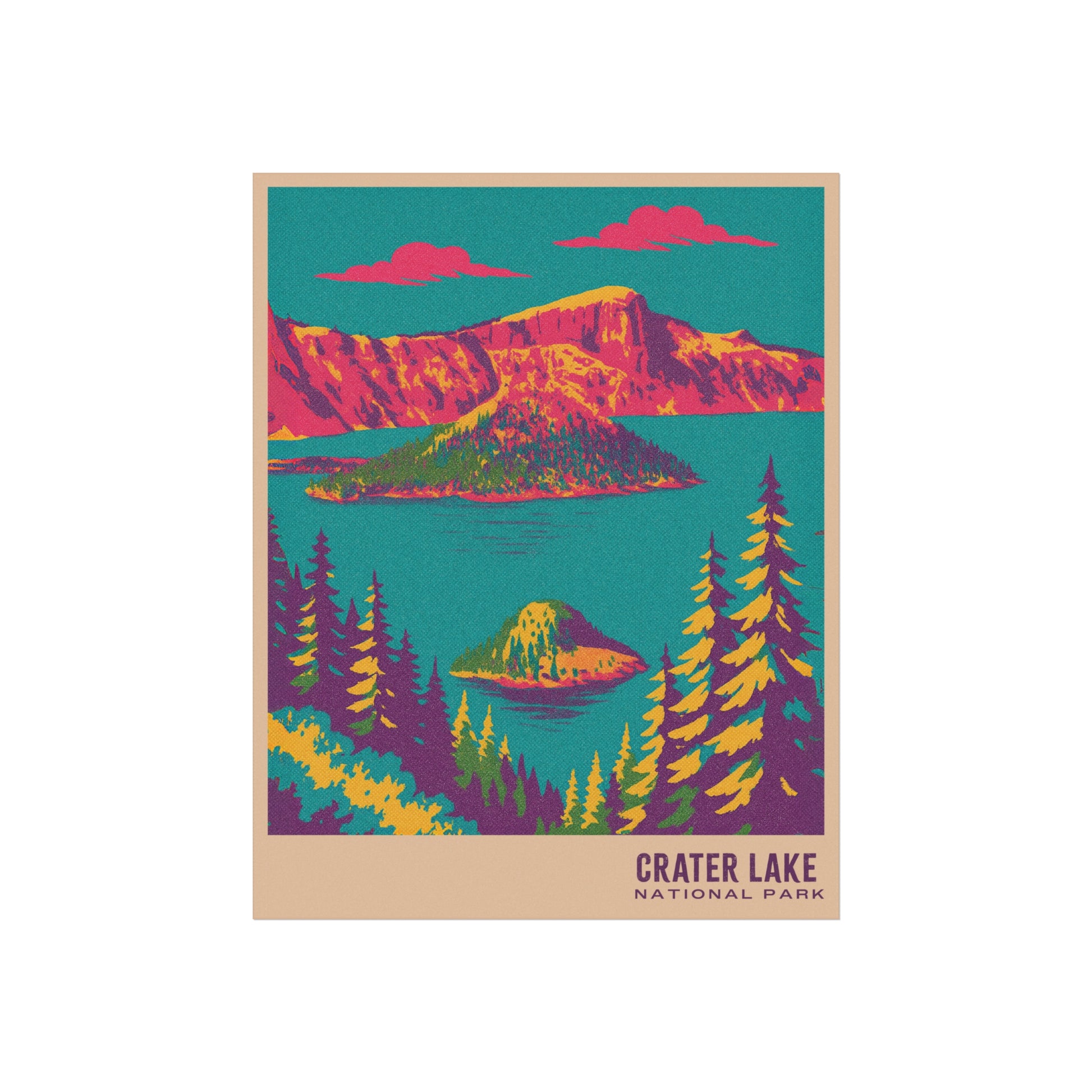 Crater Lake National Park Poster : VINTAGEGRAPH Collection