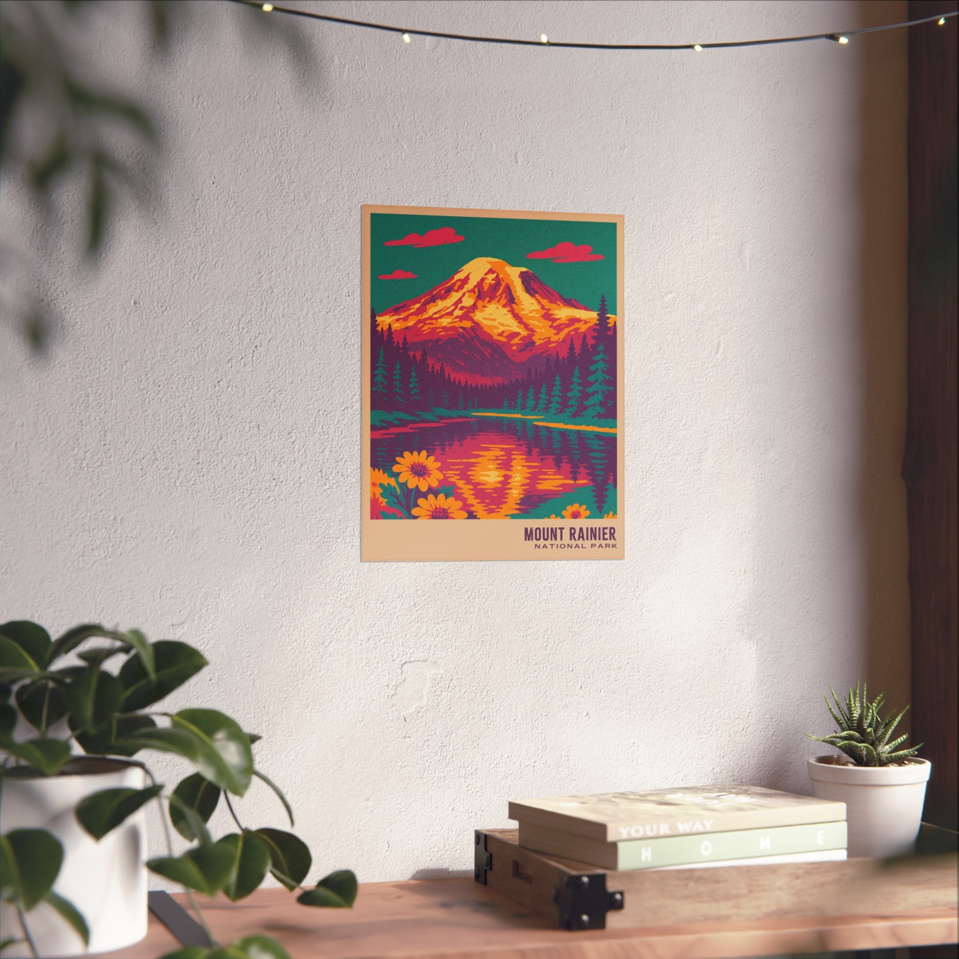 Mount Rainier National Park Poster : VINTAGEGRAPH Collection