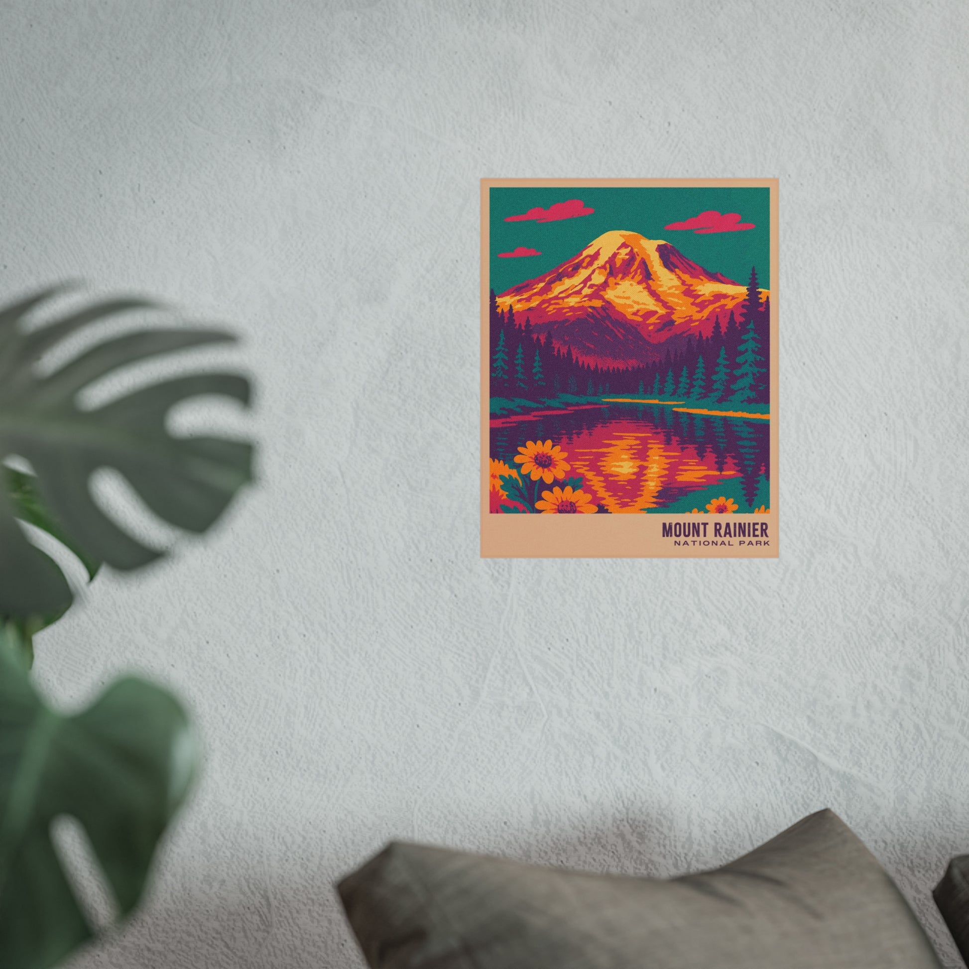 Mount Rainier National Park Poster : VINTAGEGRAPH Collection