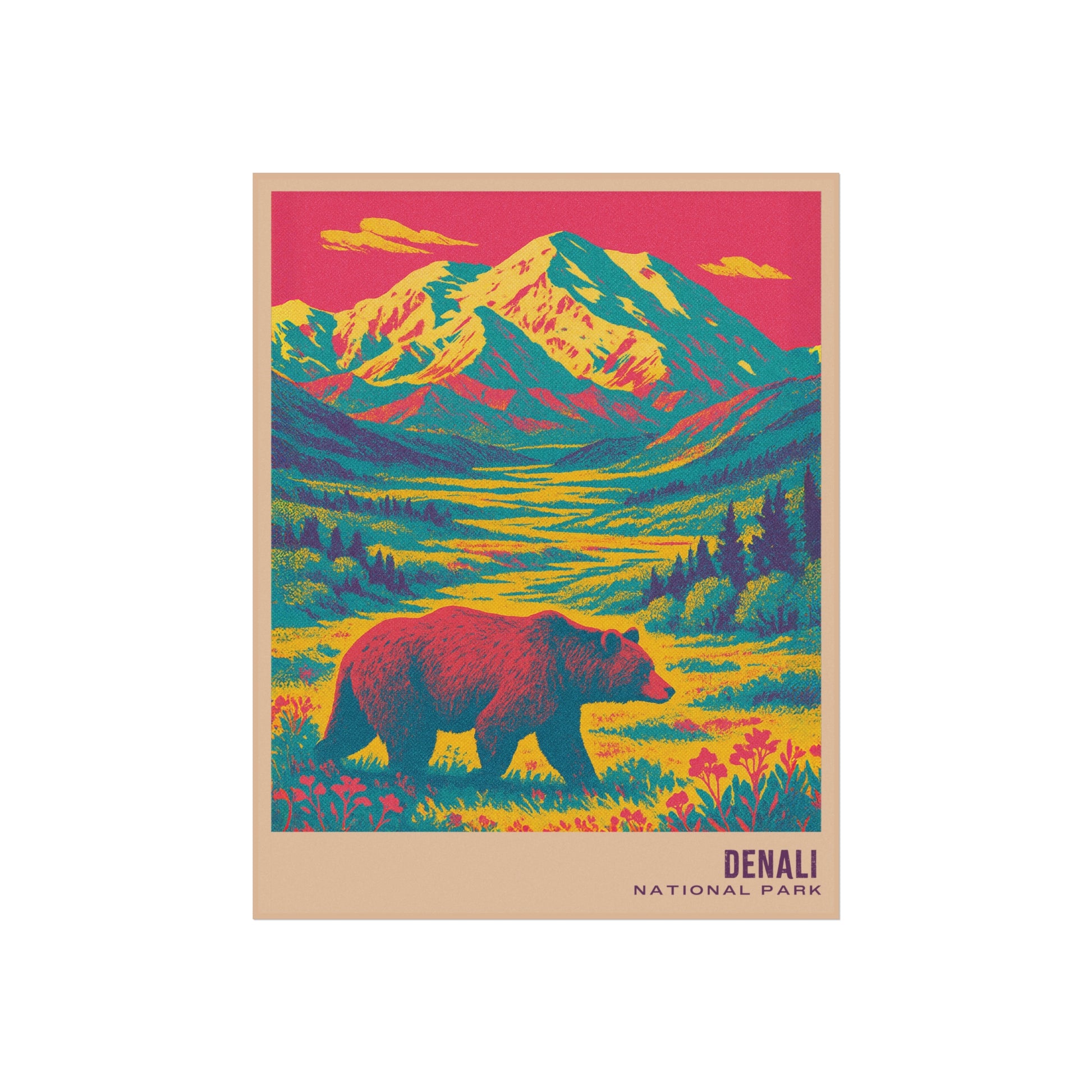 Denali National Park Poster : VINTAGEGRAPH Collection