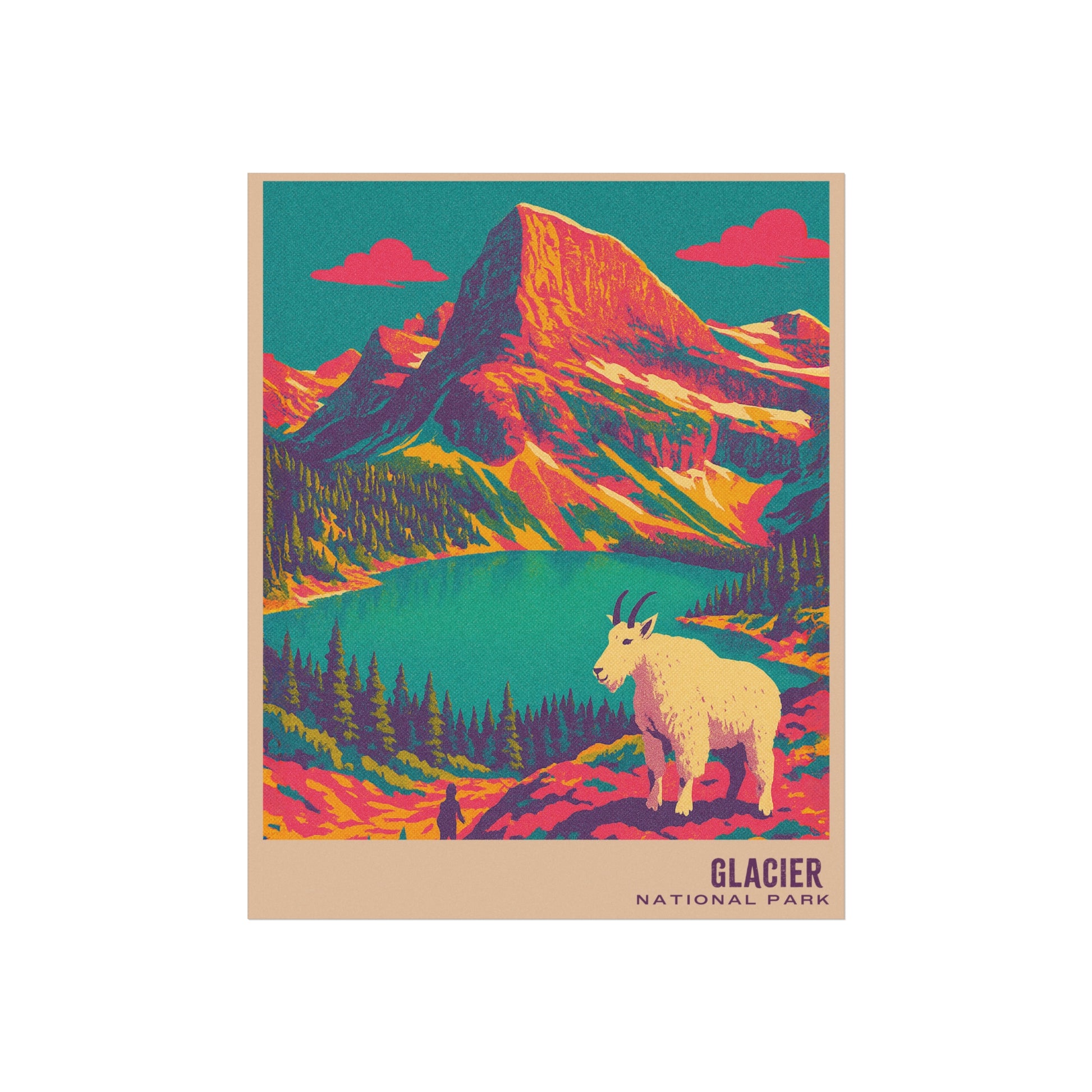 Glacier National Park Poster : VINTAGEGRAPH Collection