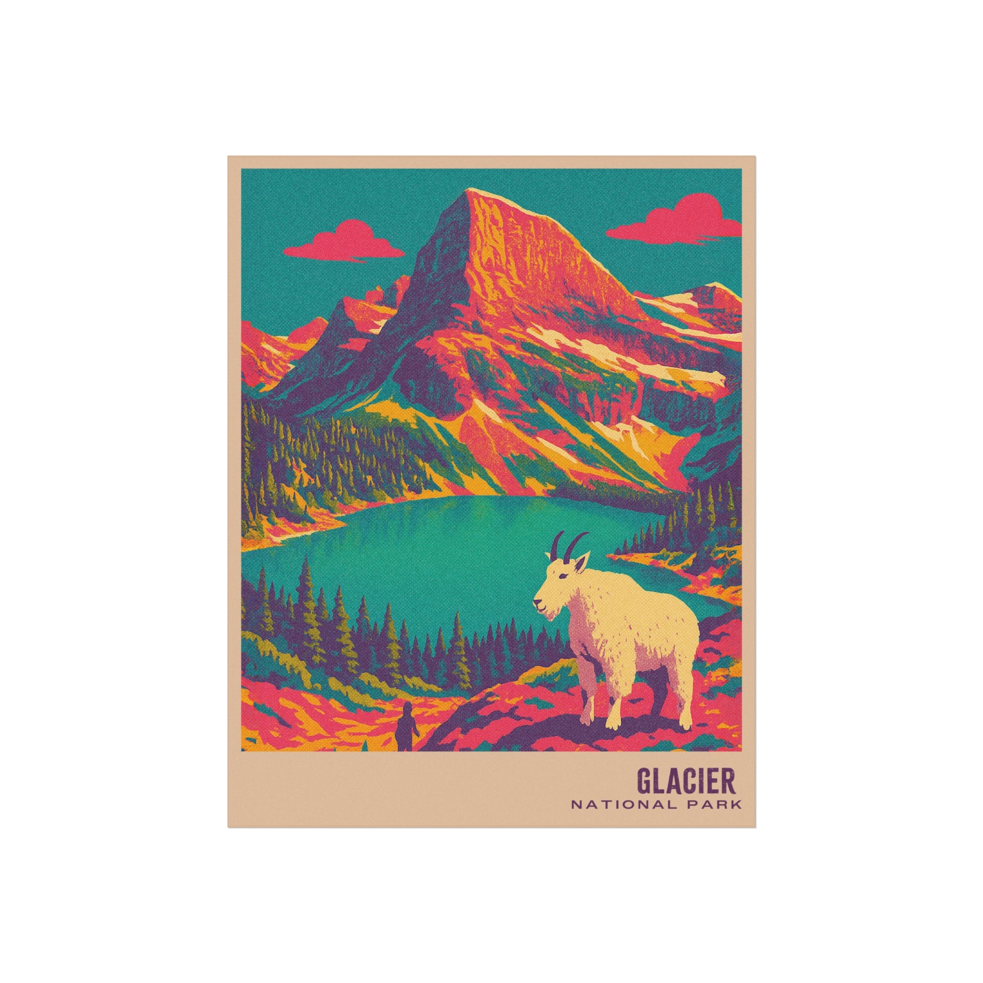 Glacier National Park Poster : VINTAGEGRAPH Collection