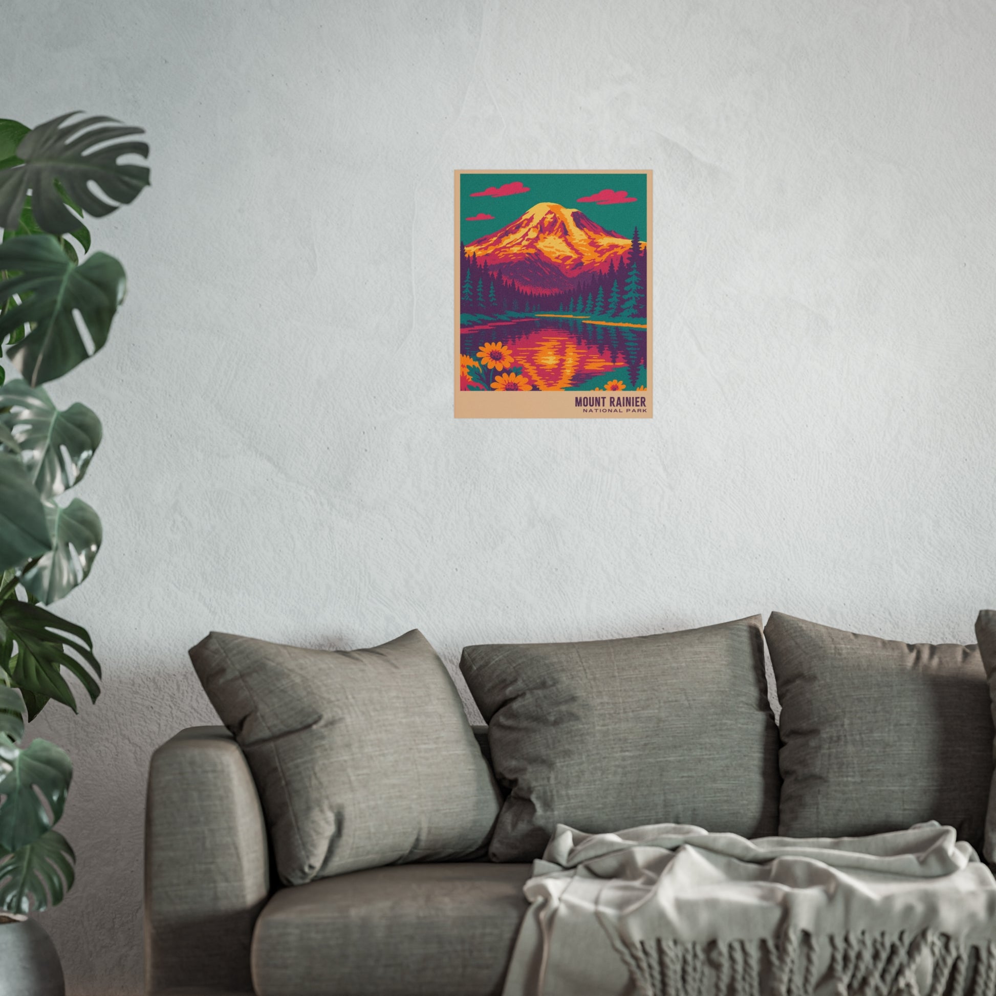 Mount Rainier National Park Poster : VINTAGEGRAPH Collection
