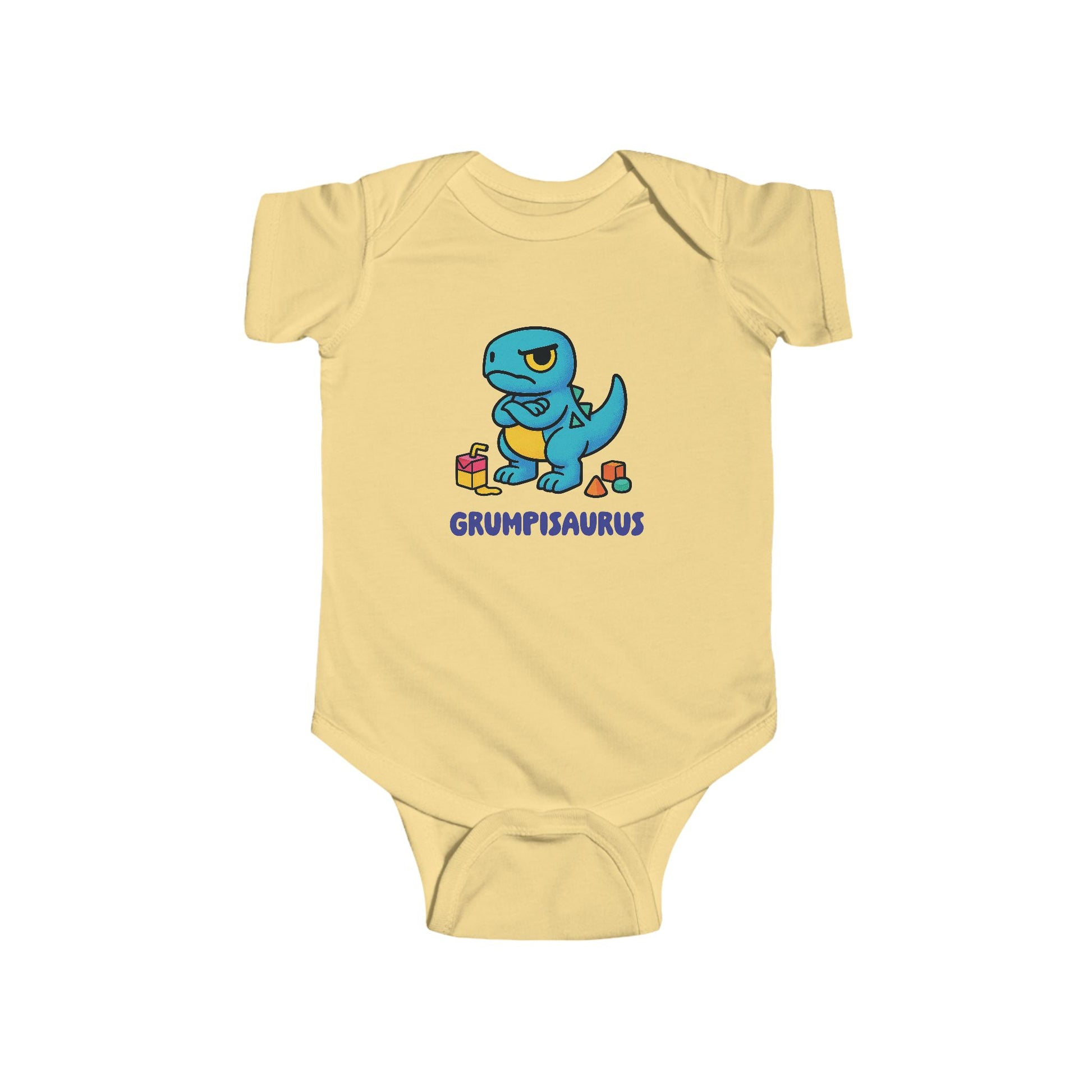 Grumpisaurus Baby Onesie