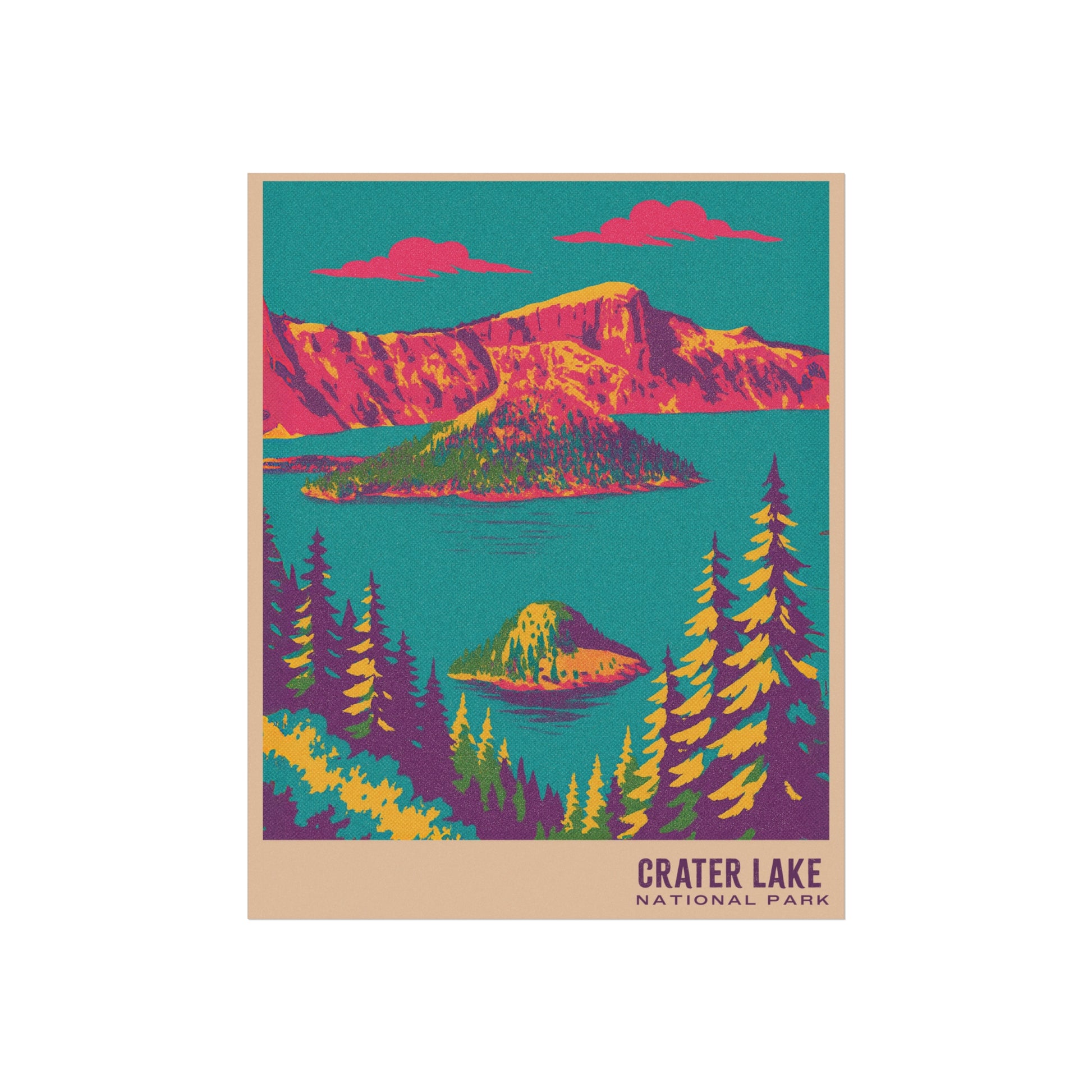 Crater Lake National Park Poster : VINTAGEGRAPH Collection