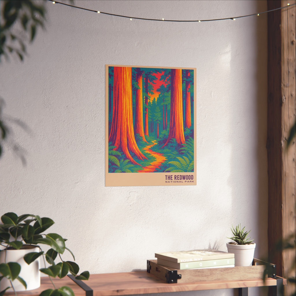 Redwoods National Park Poster : VINTAGEGRAPH Collection