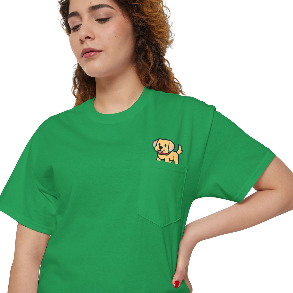 Golden Retriever T-Shirt: Pocket Pets By Kyndlings