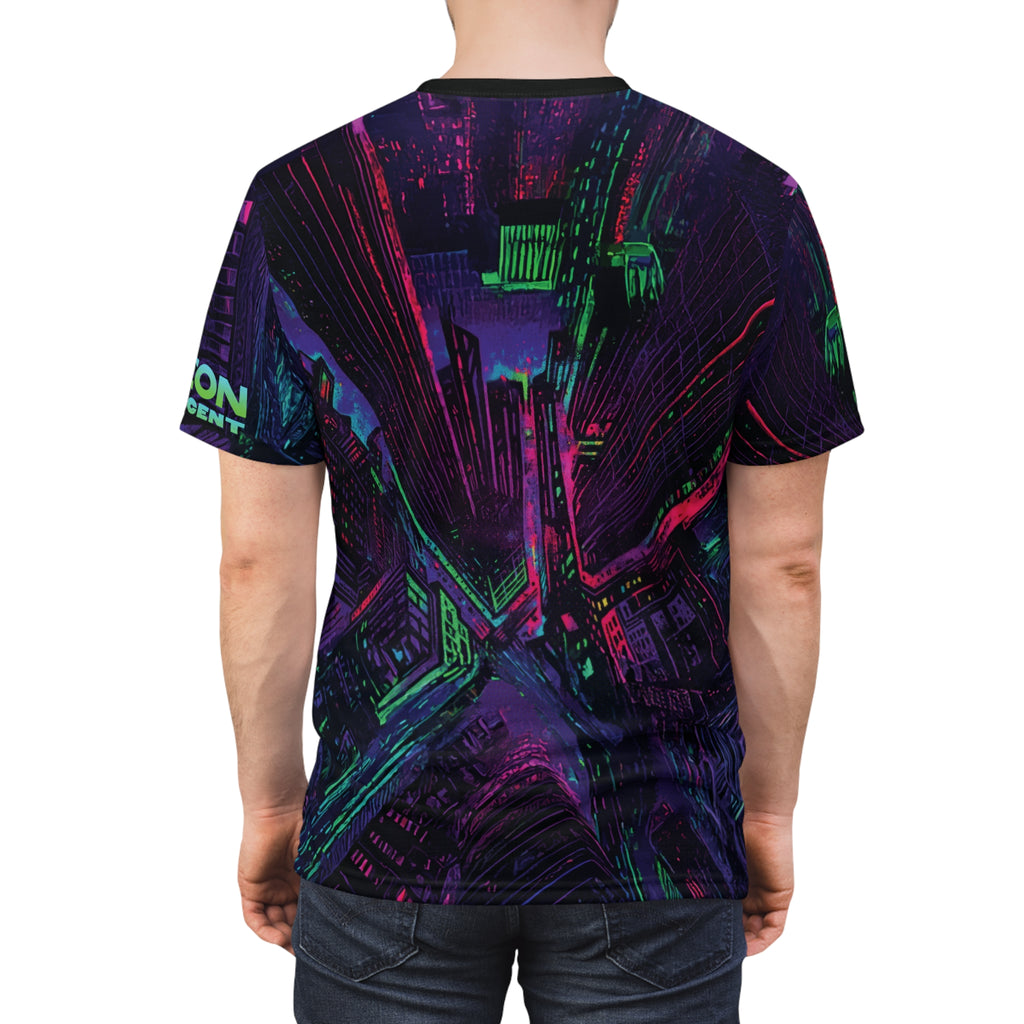 Neon Descent Cyberpunk Tee