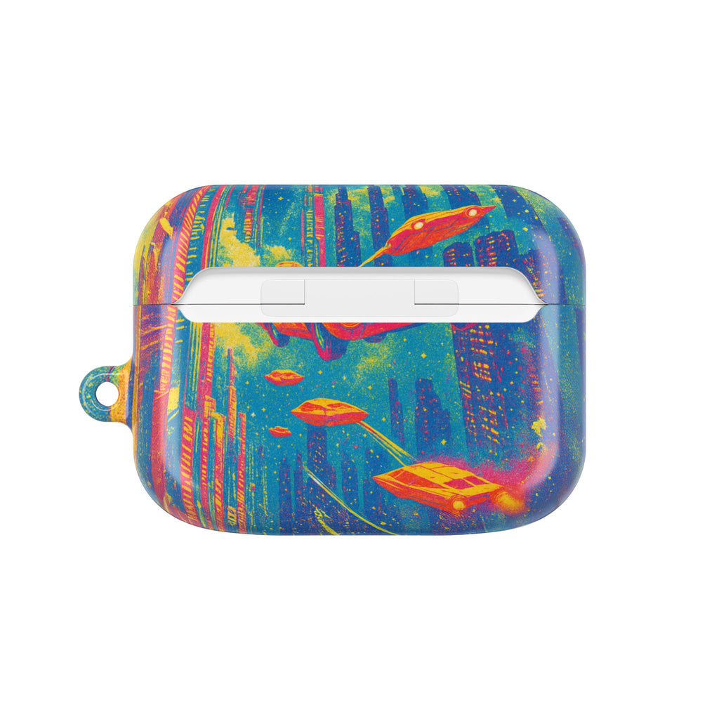 Getaway Car - Retro Futuristic AirPod Case : VINTAGEGRAPH