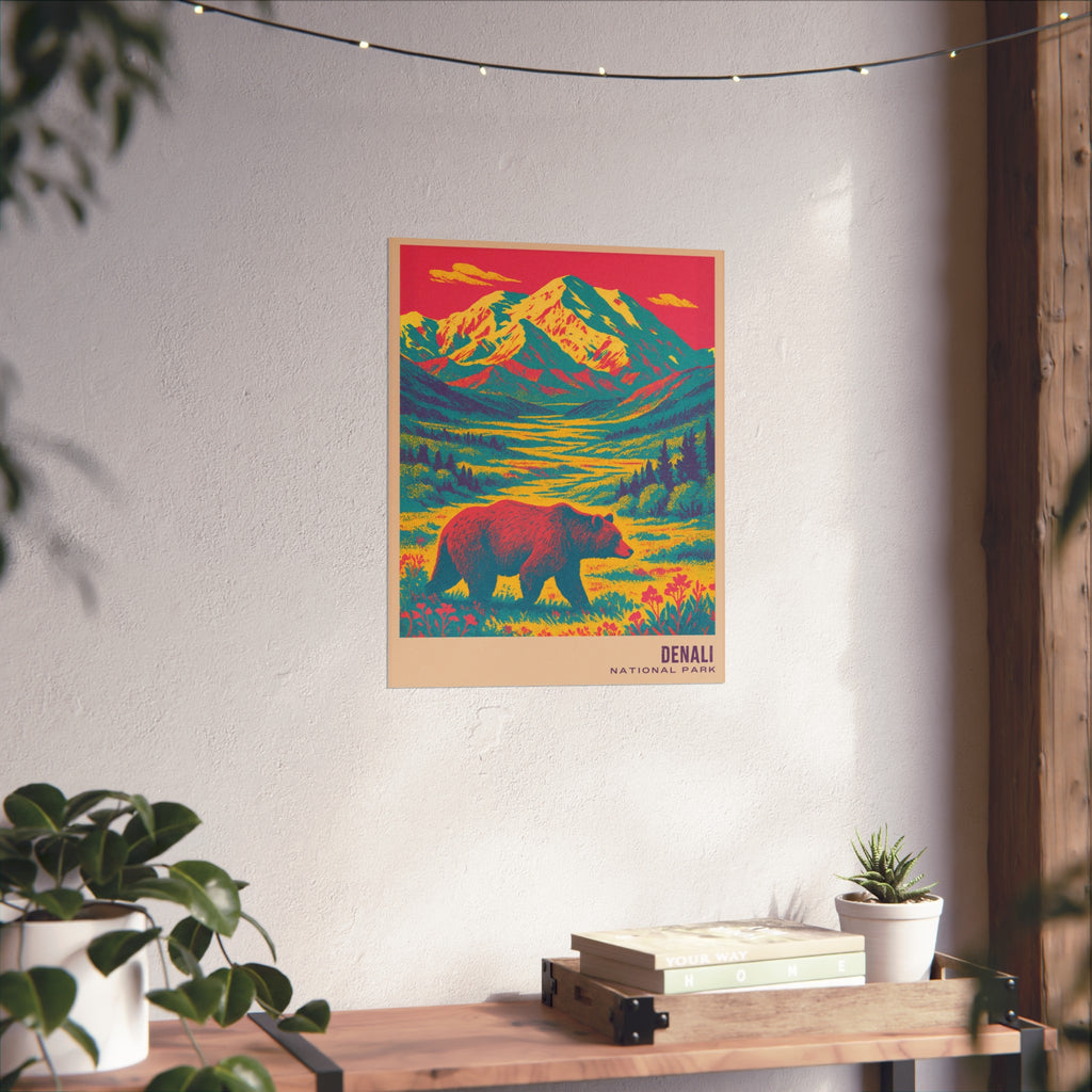 Denali National Park Poster : VINTAGEGRAPH Collection