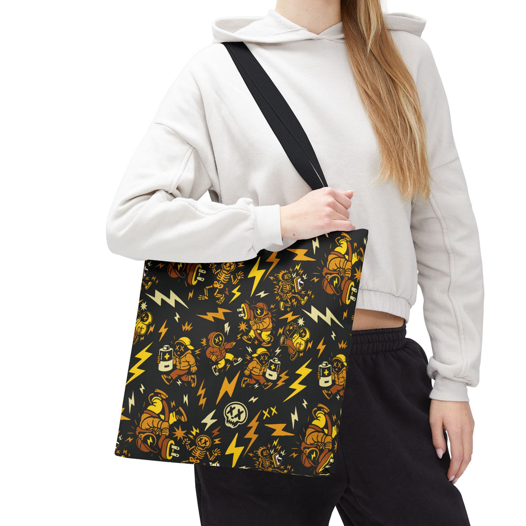 Electric Kreepy Kyds Pattern Tote Bag
