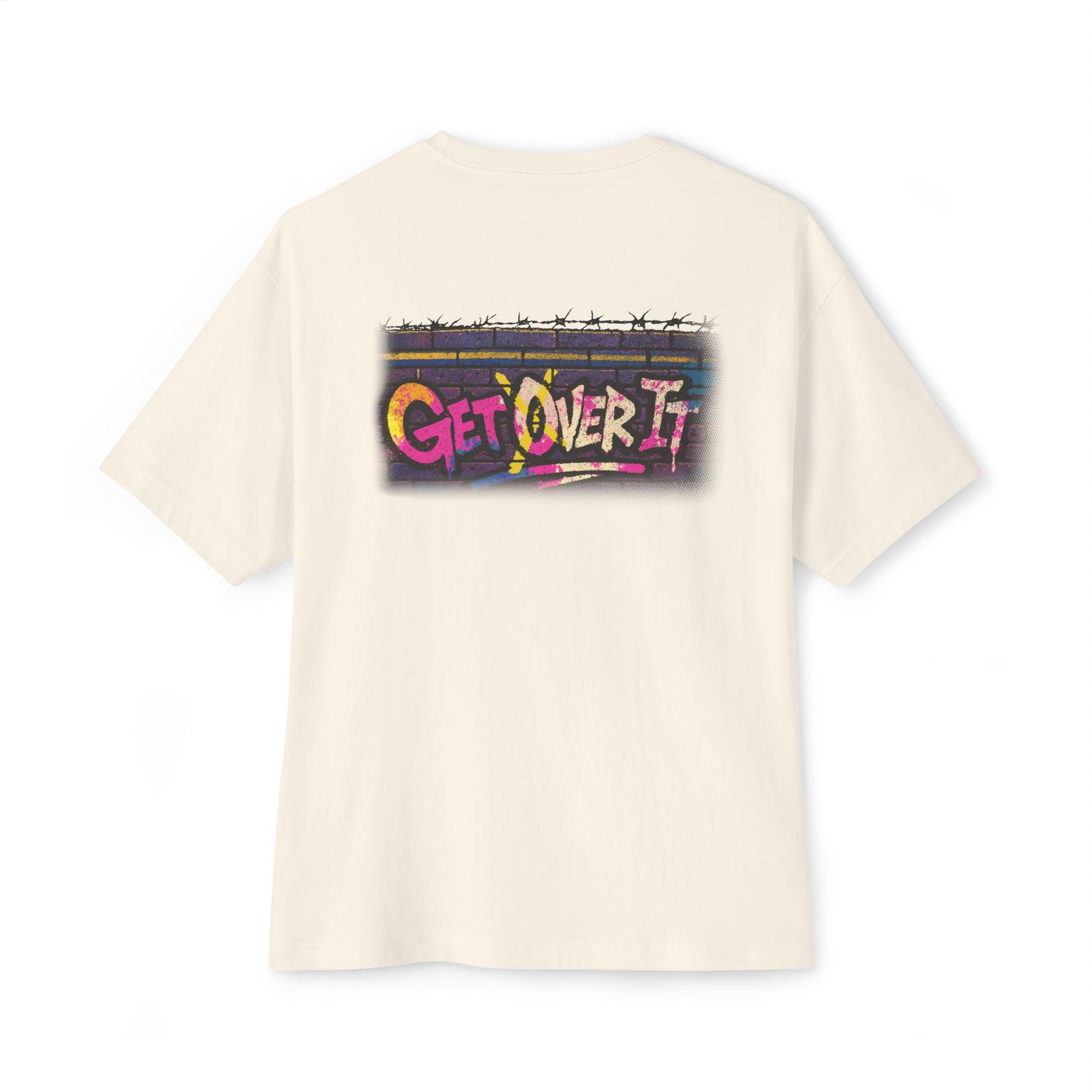 “Get Over It” Jump Shirt Oversized Boxy Tee