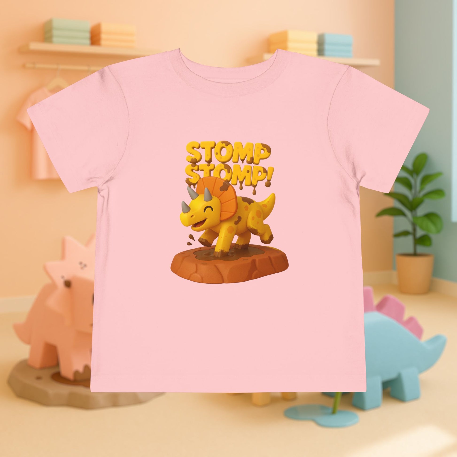 STOMP STOMP! Cera the Triceratops | Toddler Dinosaur Tee