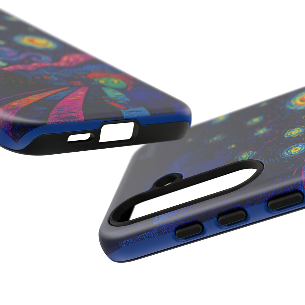 Starry Artist Phone Case | Van Gogh-Inspired Masked Art | Bold Indie Aesthetic Cover for iPhone & Samsung