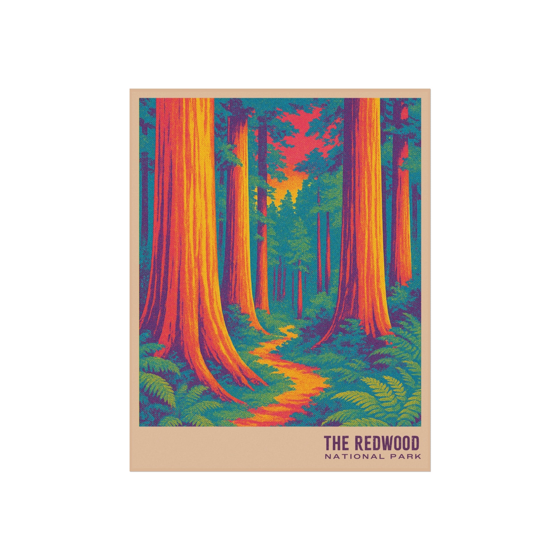 Redwoods National Park Poster : VINTAGEGRAPH Collection