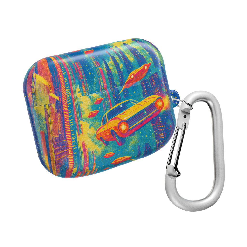 Getaway Car - Retro Futuristic AirPod Case : VINTAGEGRAPH