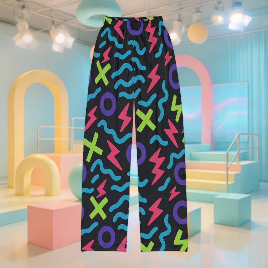 Colorful Kids Lounge Pants, Fun Pajama Bottoms, Playful Sleepwear, Cute Pants for Kids, Fun Patterns, Kids' Fashion