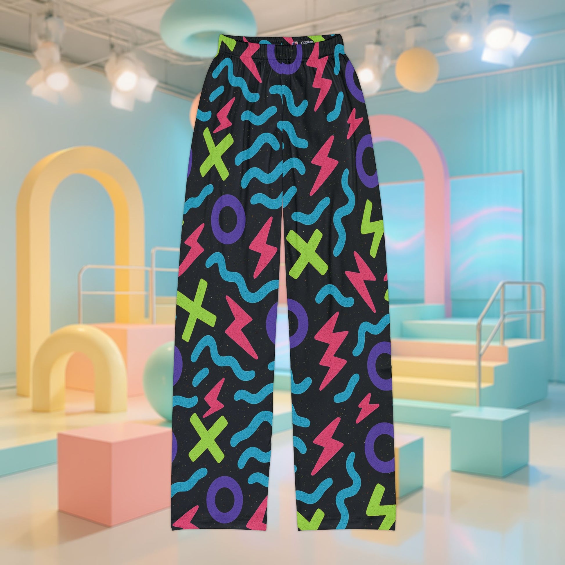 Colorful Kids Lounge Pants, Fun Pajama Bottoms, Playful Sleepwear, Cute Pants for Kids, Fun Patterns, Kids' Fashion