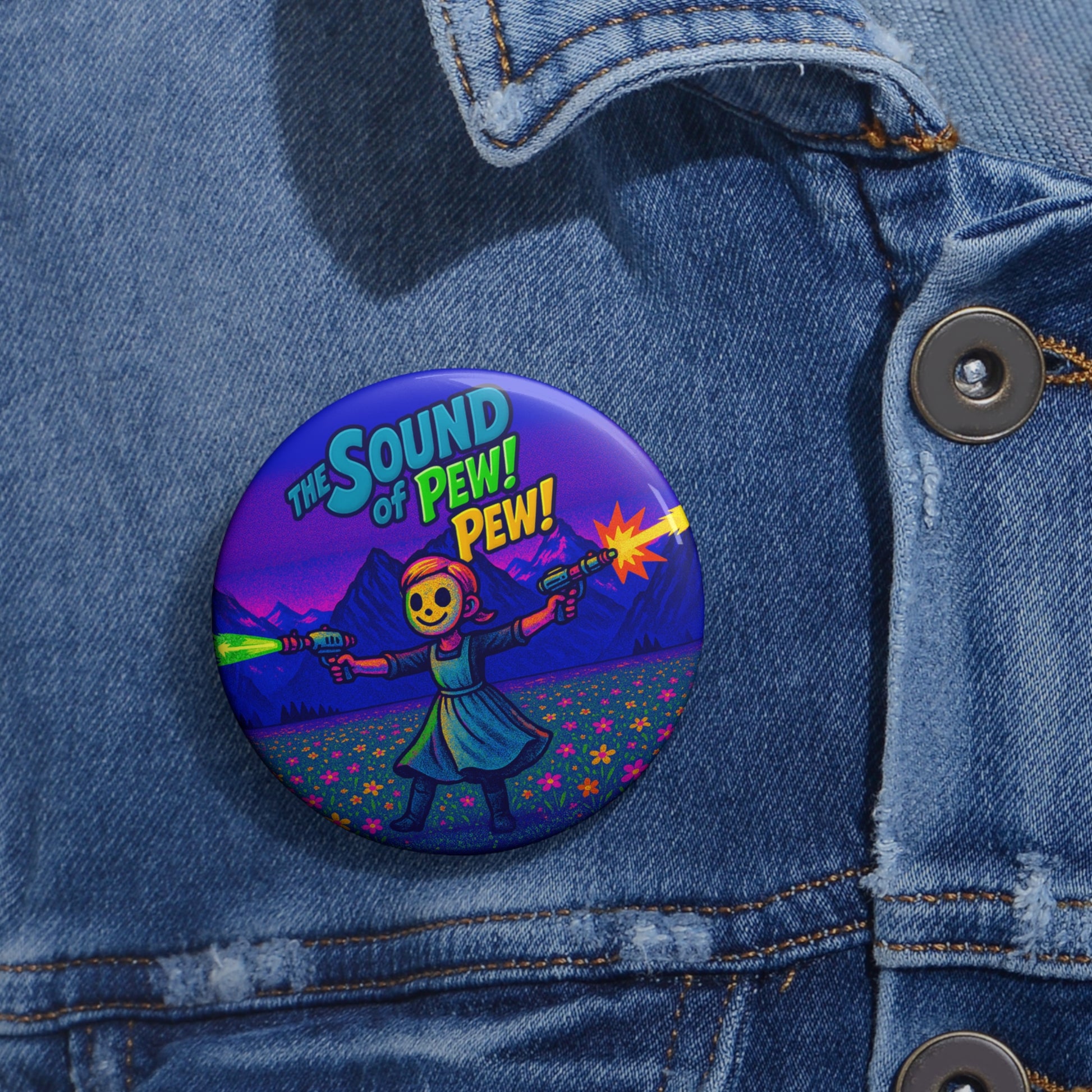 The Sound of Pew Pew - Pin Button