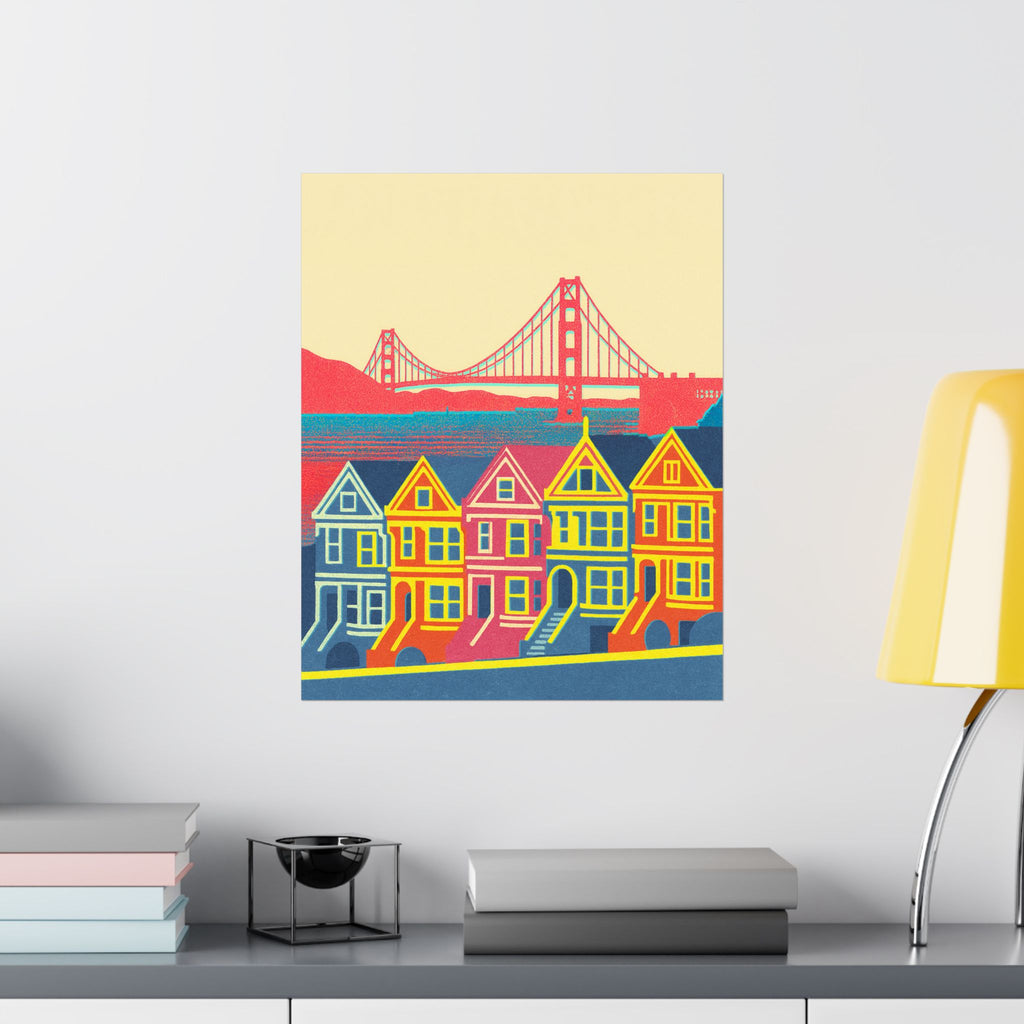 San Francisco Skyline Poster Minimal Poster