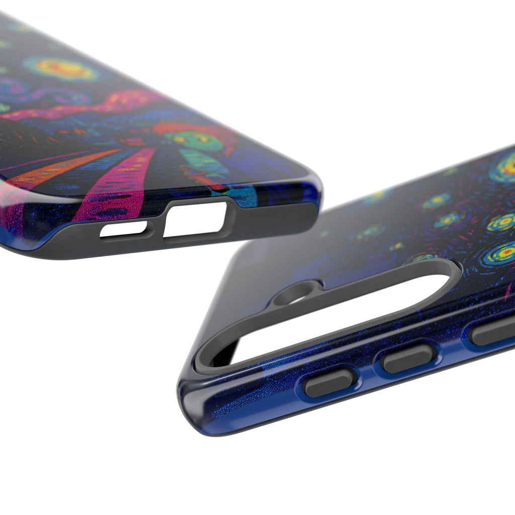 Starry Artist Phone Case | Van Gogh-Inspired Masked Art | Bold Indie Aesthetic Cover for iPhone & Samsung
