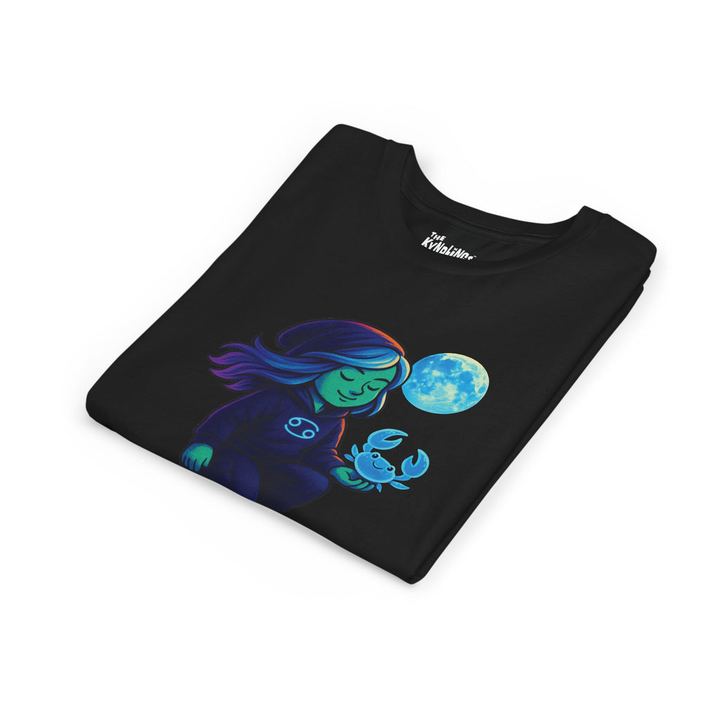 Cancer Zodiac Girl Youth T-Shirt