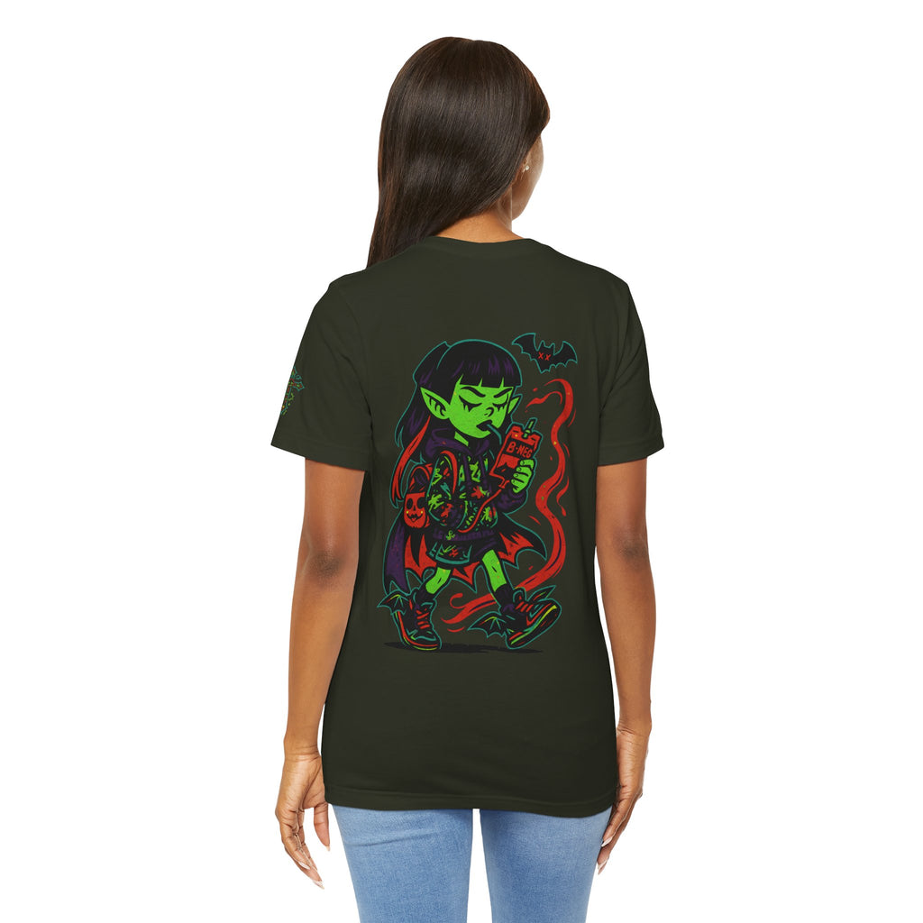 BAD BLOOD Vampire Girl Graphic Tee