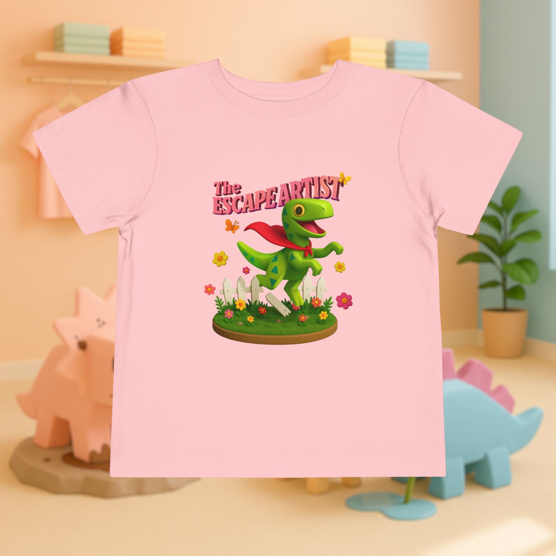 The Escape Artist, Velissa the Velociraptor | Toddler Dinosaur Tee