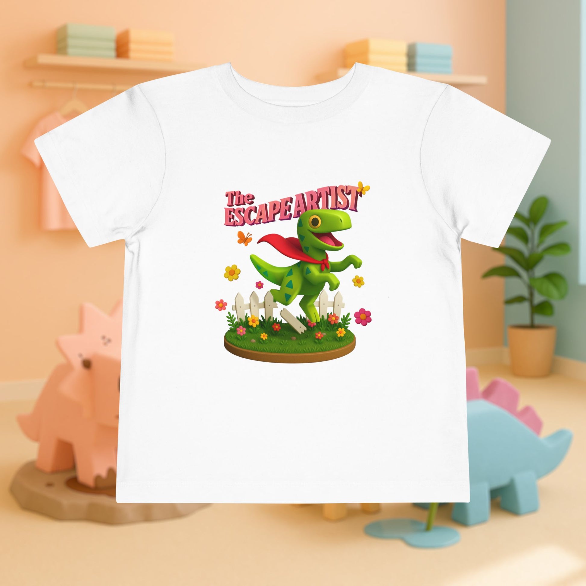 The Escape Artist, Velissa the Velociraptor | Toddler Dinosaur Tee