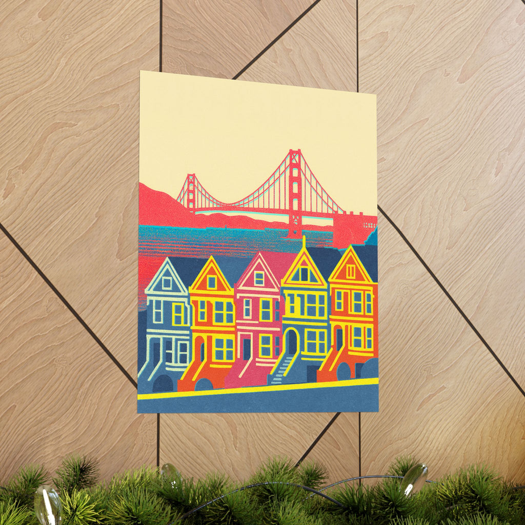 San Francisco Skyline Poster Minimal Poster