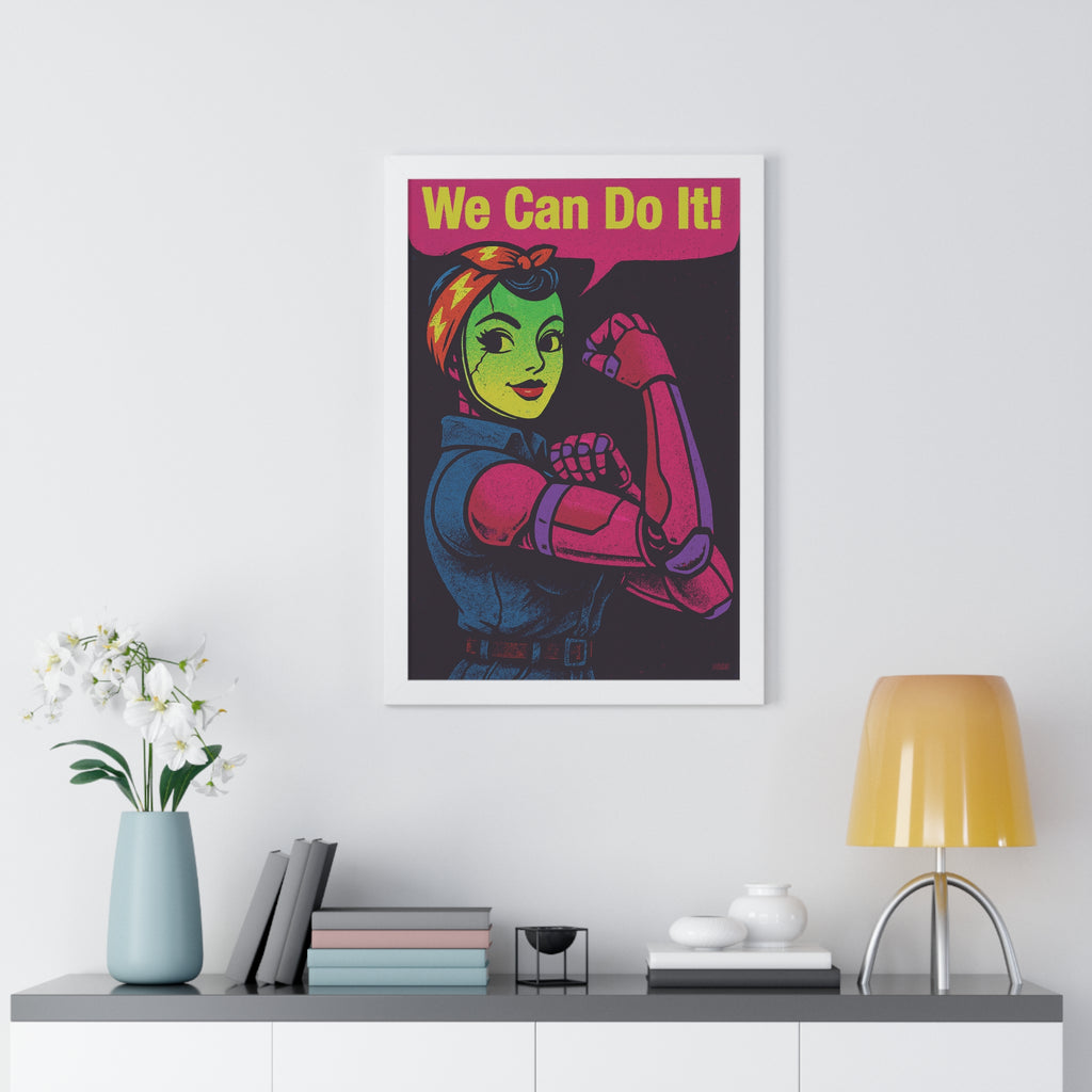 We Can Do It! Android - Framed Poster