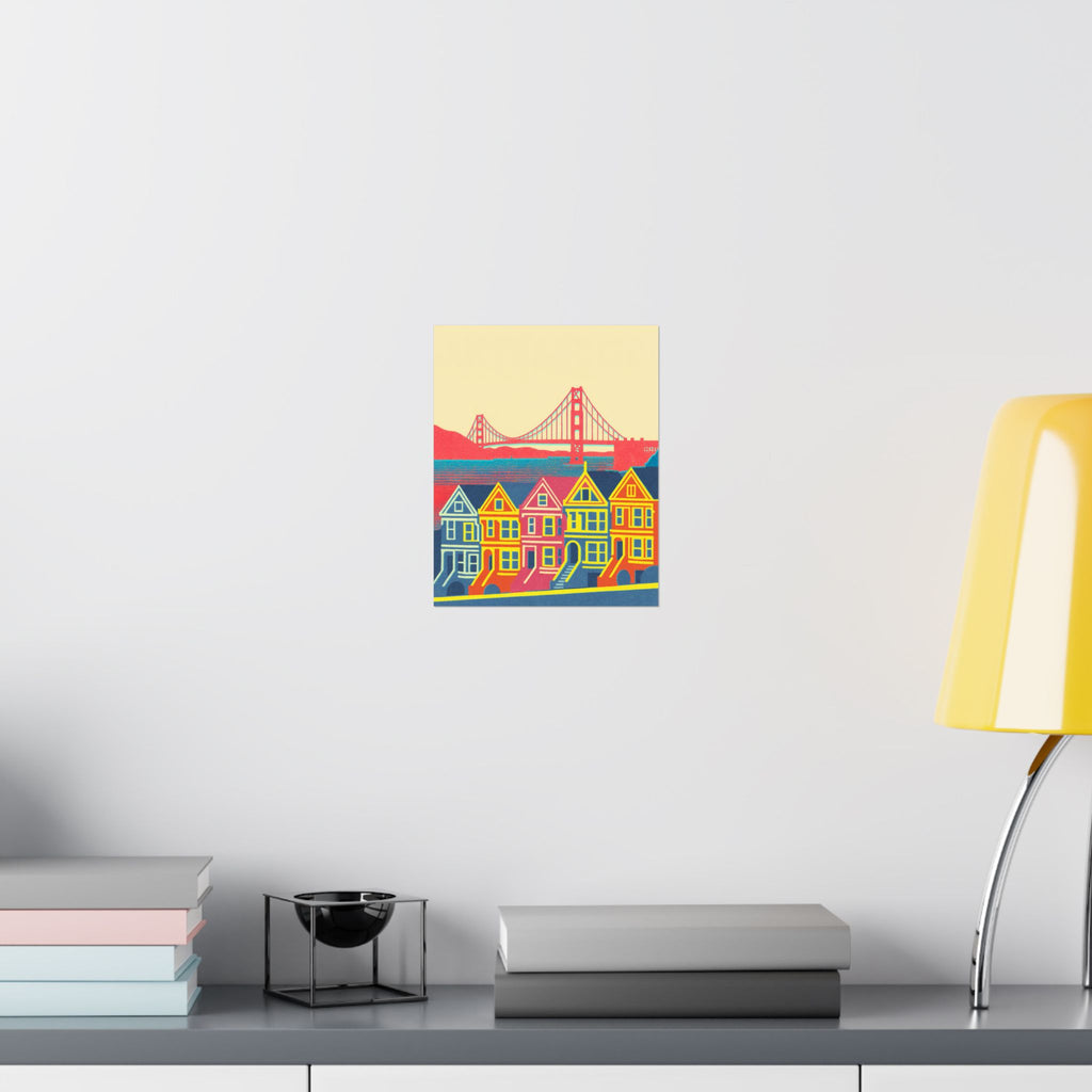 San Francisco Skyline Poster Minimal Poster