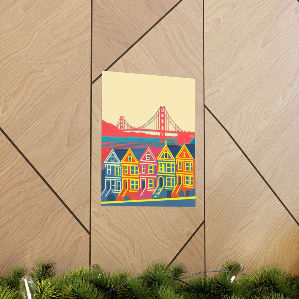 San Francisco Skyline Poster Minimal Poster