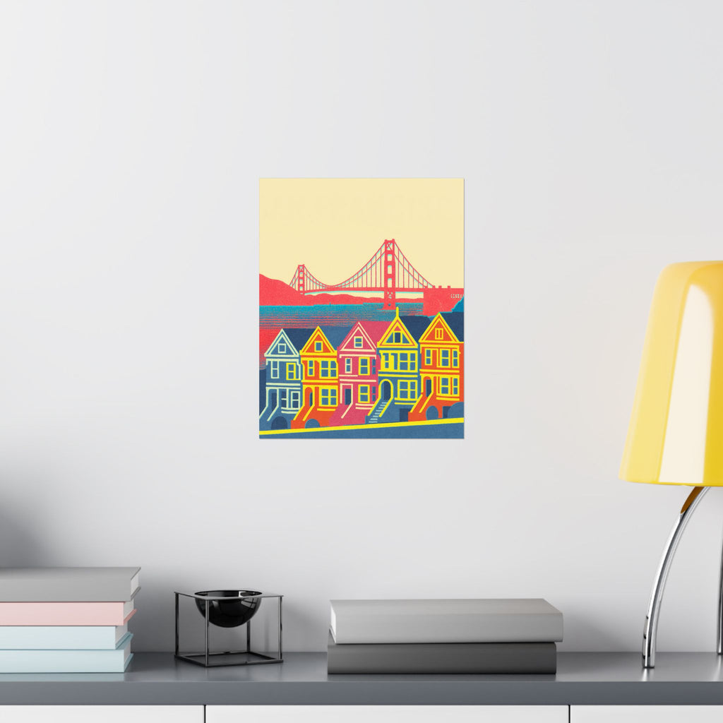 San Francisco Skyline Poster Minimal Poster