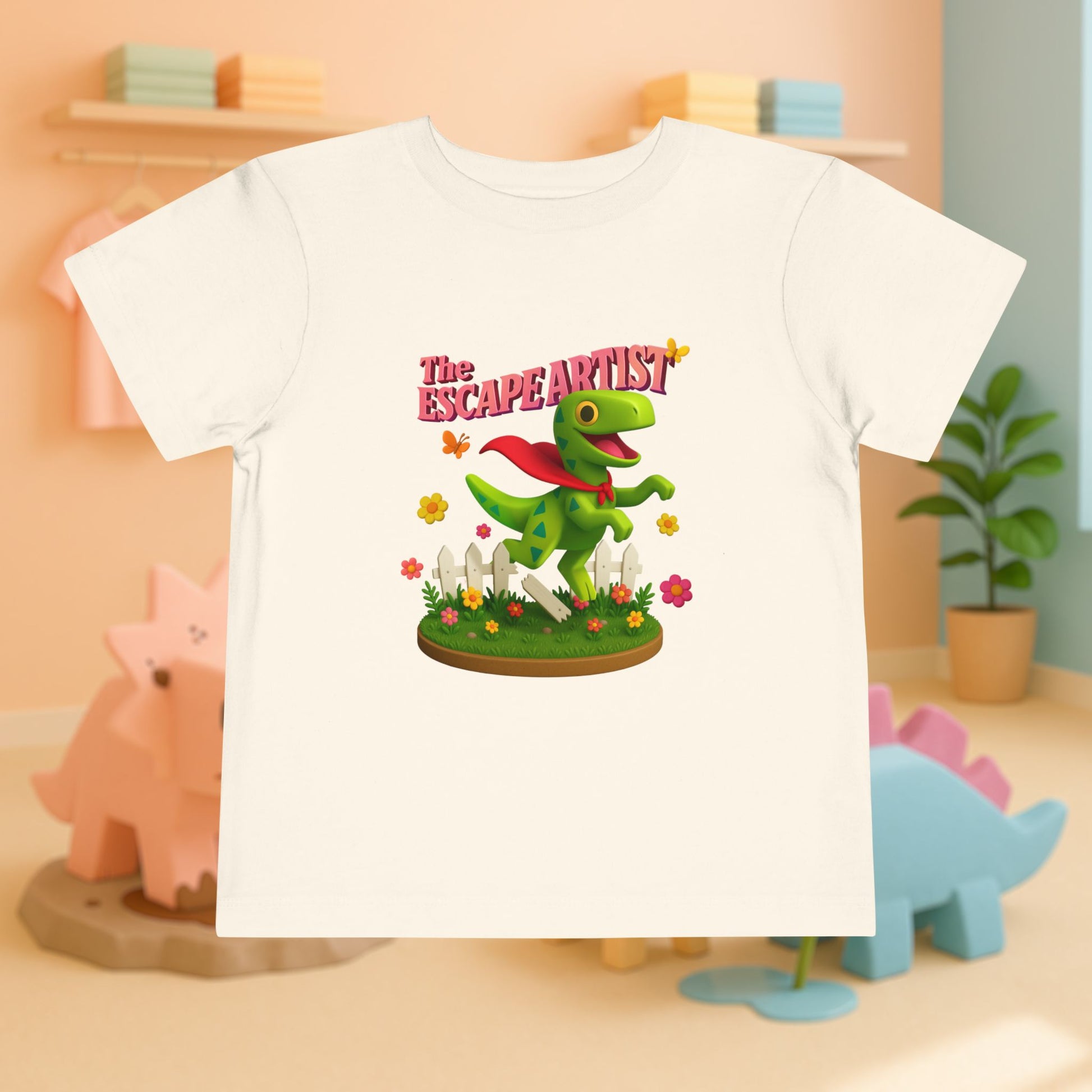 The Escape Artist, Velissa the Velociraptor | Toddler Dinosaur Tee