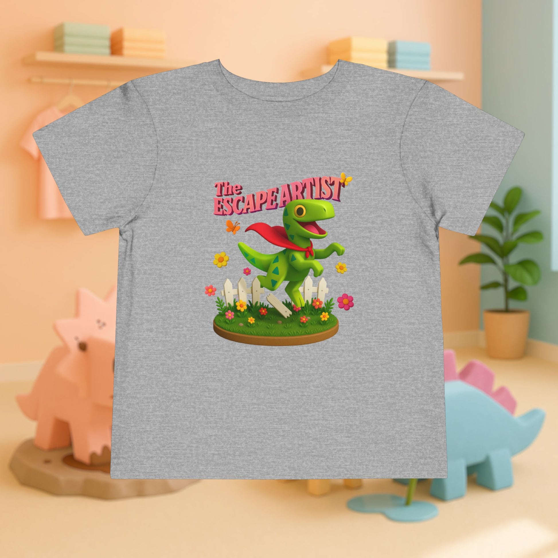 The Escape Artist, Velissa the Velociraptor | Toddler Dinosaur Tee