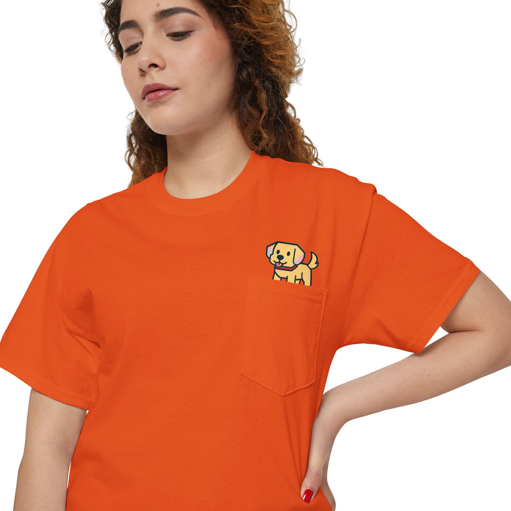 Golden Retriever T-Shirt: Pocket Pets By Kyndlings