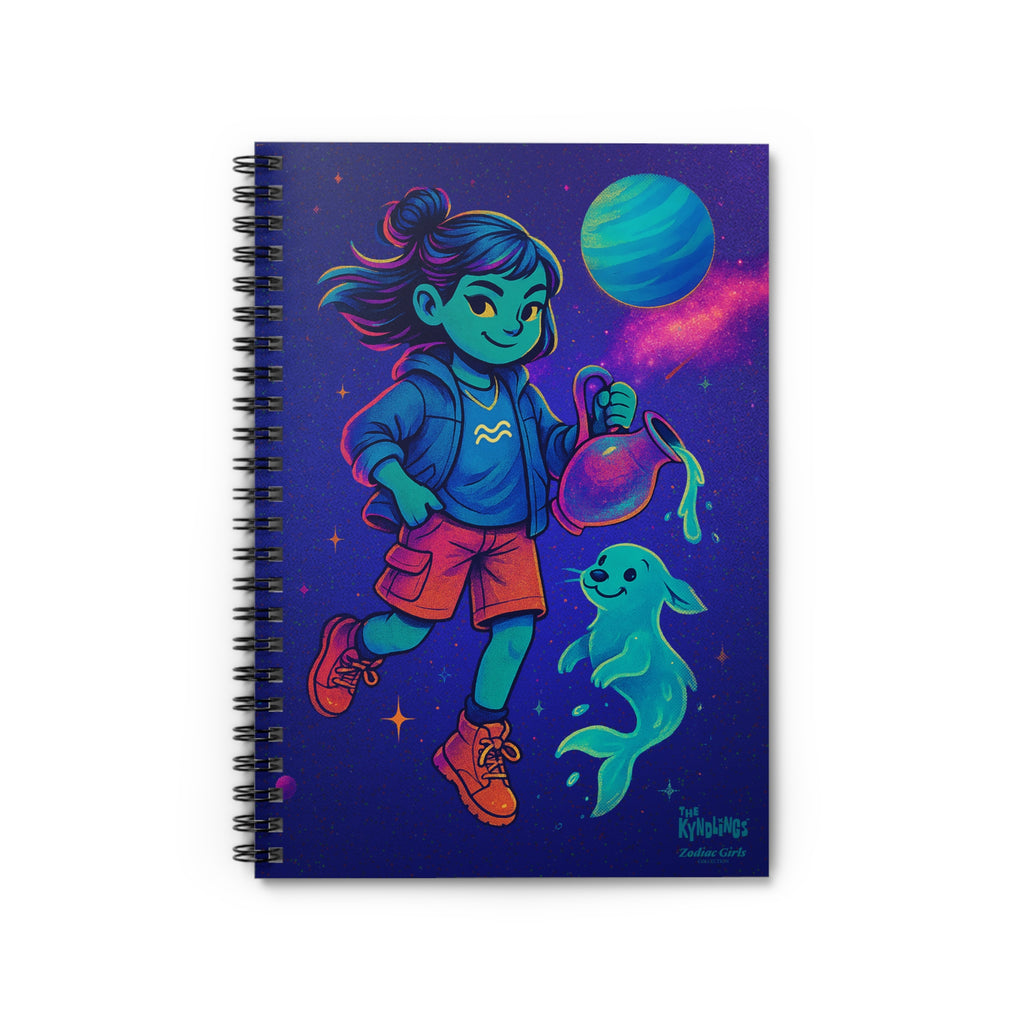 Spiral Notebook by Zodiac Girls: Aquarius