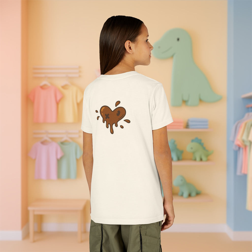 Sweet Melting Bear Youth Tee - Cute Kids T-Shirt, Adorable Gift, Summer Vibes, Ice Cream Theme, Birthday Outfit