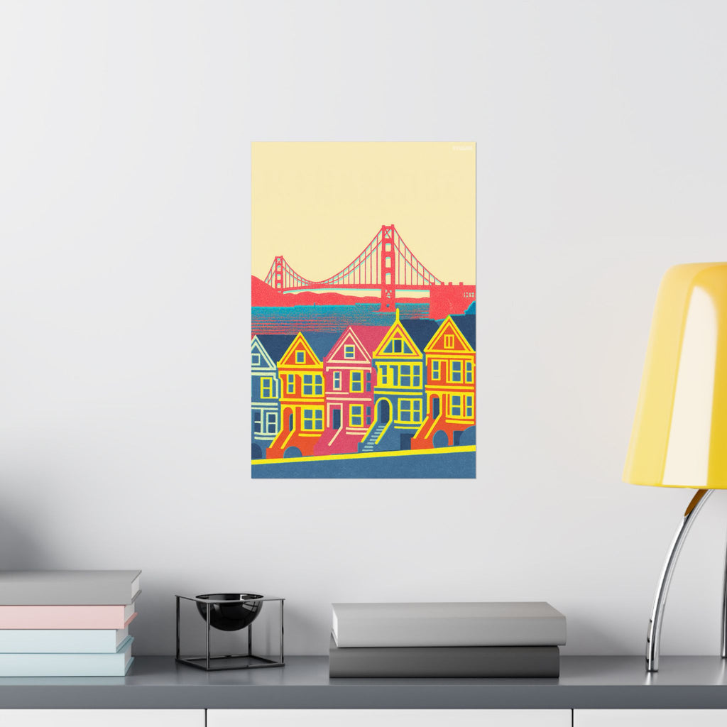 San Francisco Skyline Poster Minimal Poster