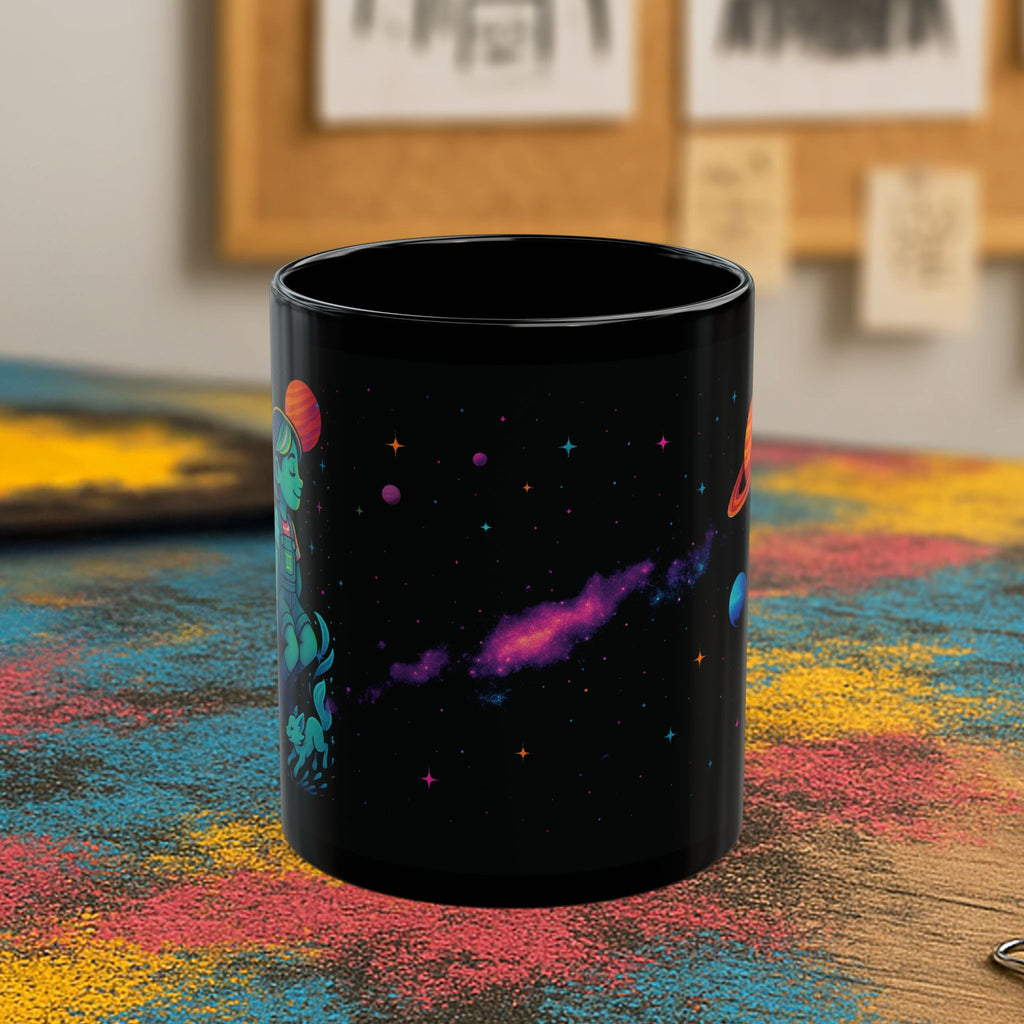 Cosmic Black Mug: Gemini