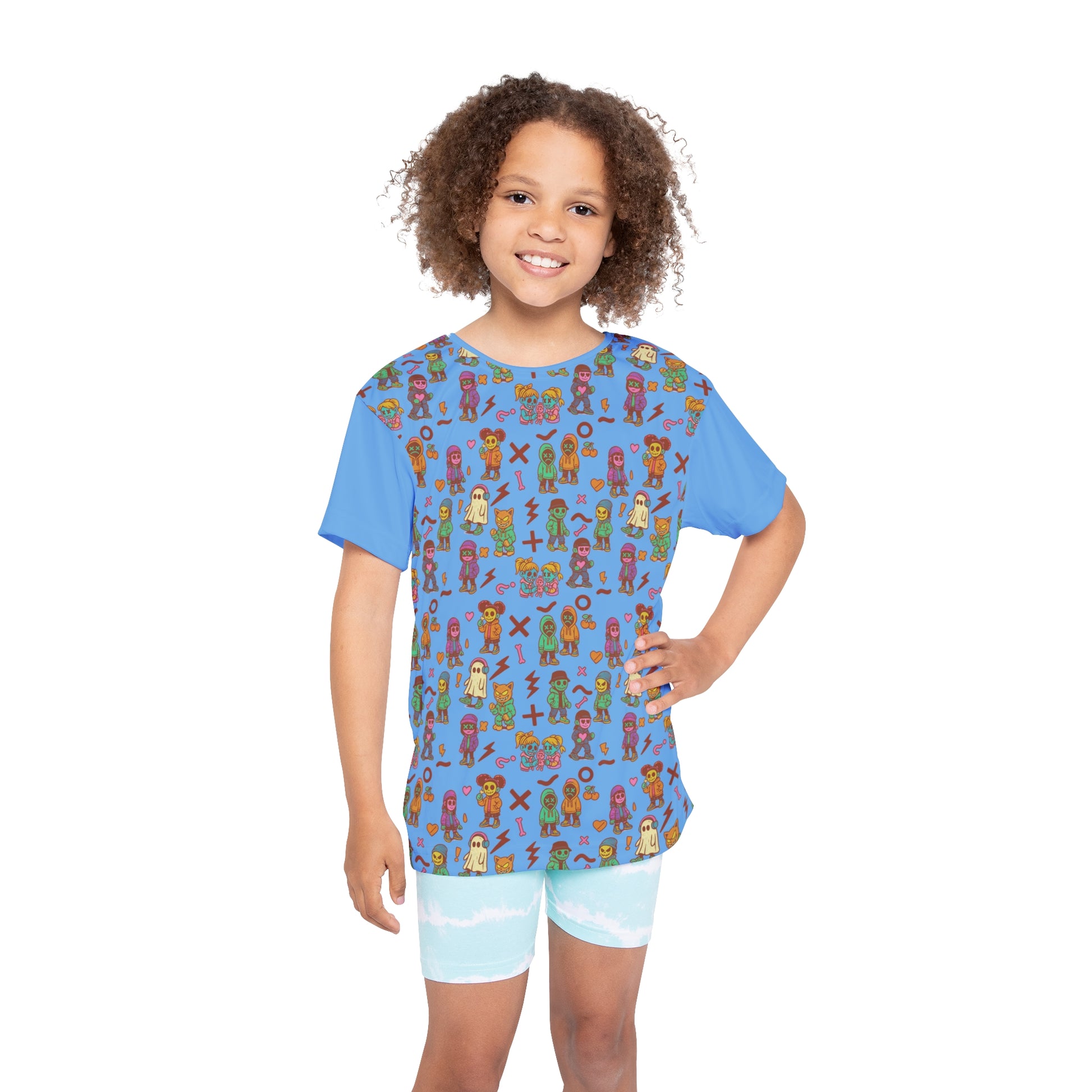 Kid's Pattern Sports Jersey - Kreepy Kyds