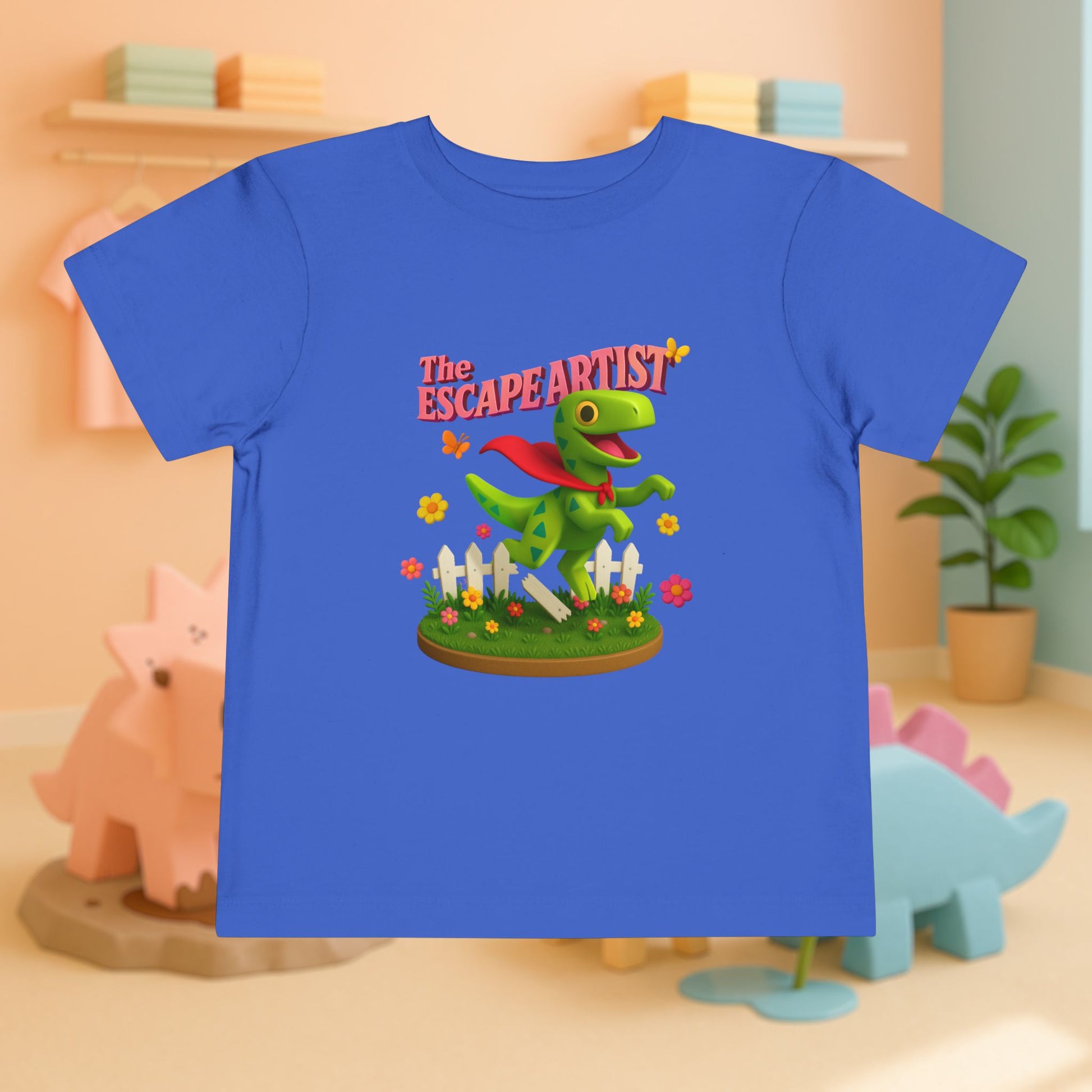 The Escape Artist, Velissa the Velociraptor | Toddler Dinosaur Tee