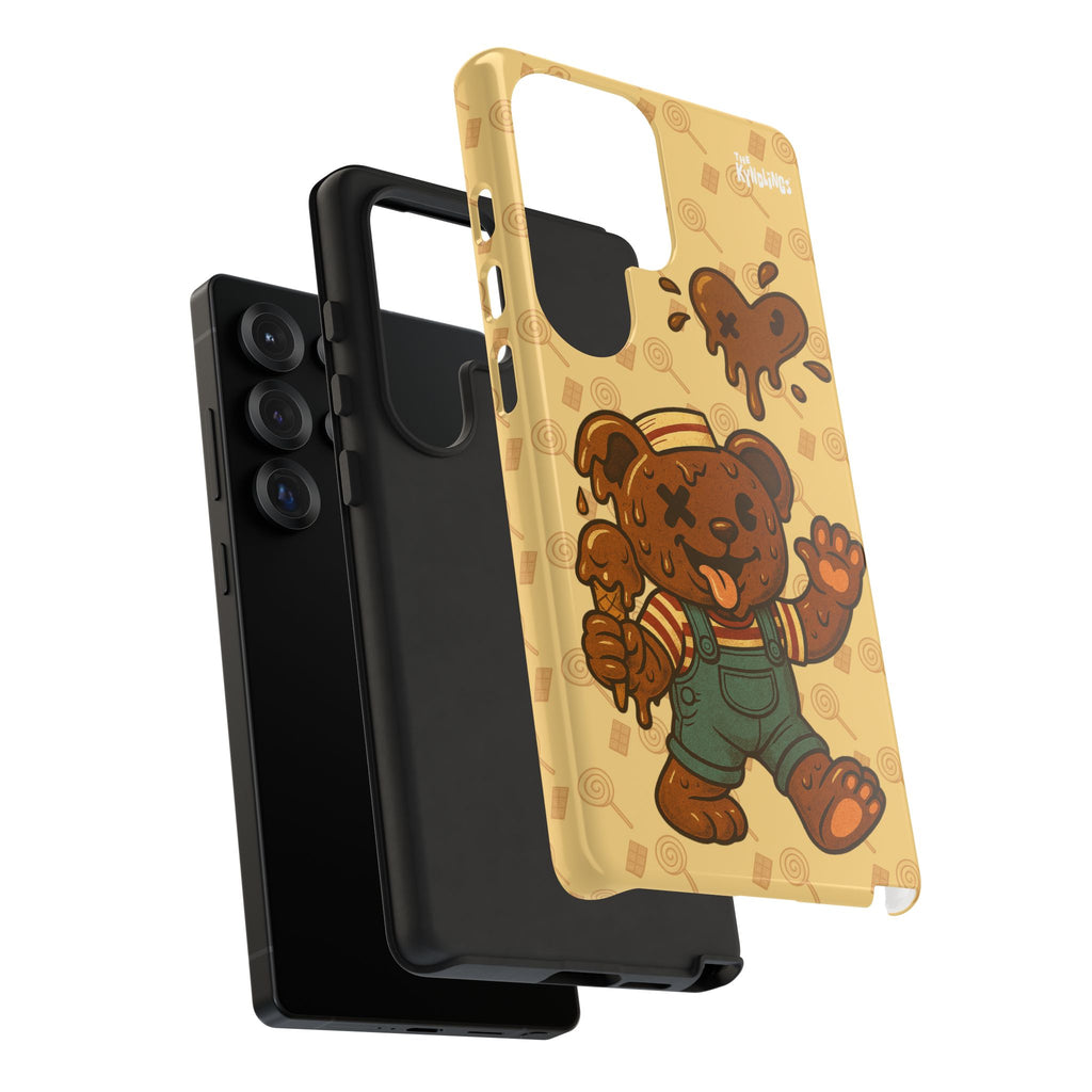 ChocoBear Phone Case - Melting Chocolate Bear Design for iPhone, Samsung Galaxy, and Google Pixel