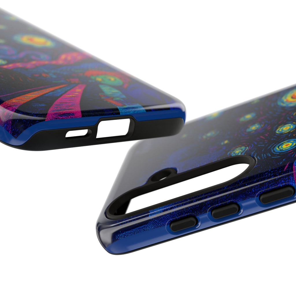 Starry Artist Phone Case | Van Gogh-Inspired Masked Art | Bold Indie Aesthetic Cover for iPhone & Samsung