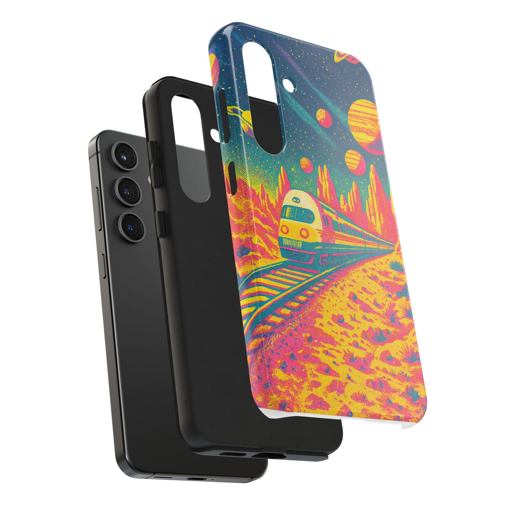 Canyons of Mars Phone Case : VINTAGEGRAPH Collection